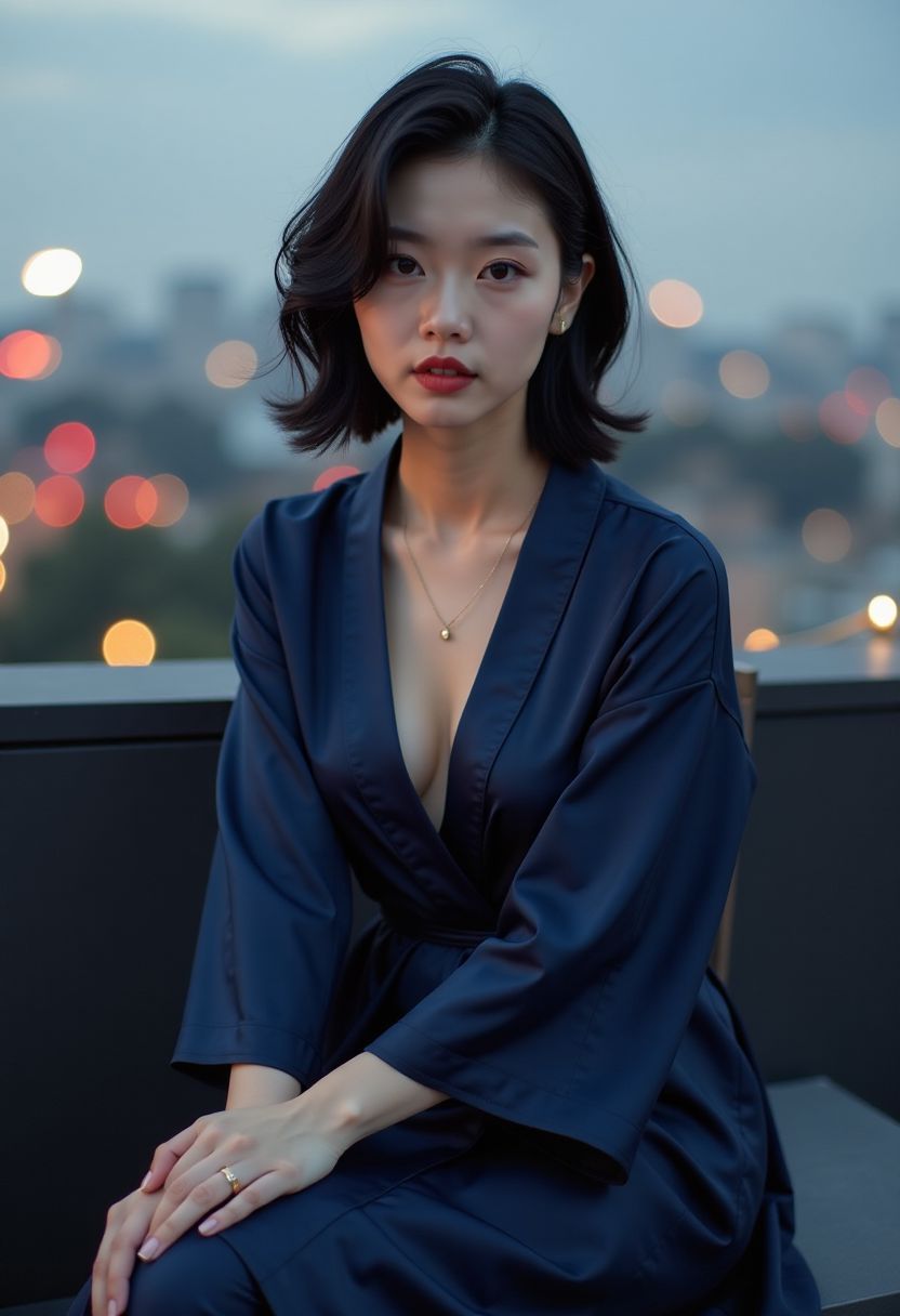 蓝色清晨海报